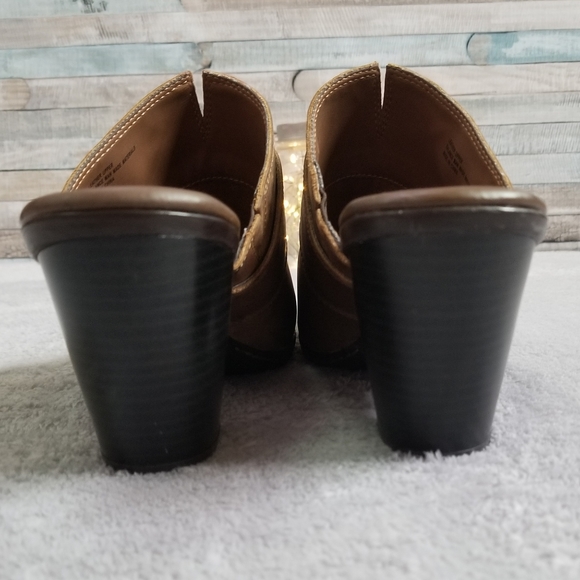 B.o.c. Brown Leather Mules - Picture 6 of 8
